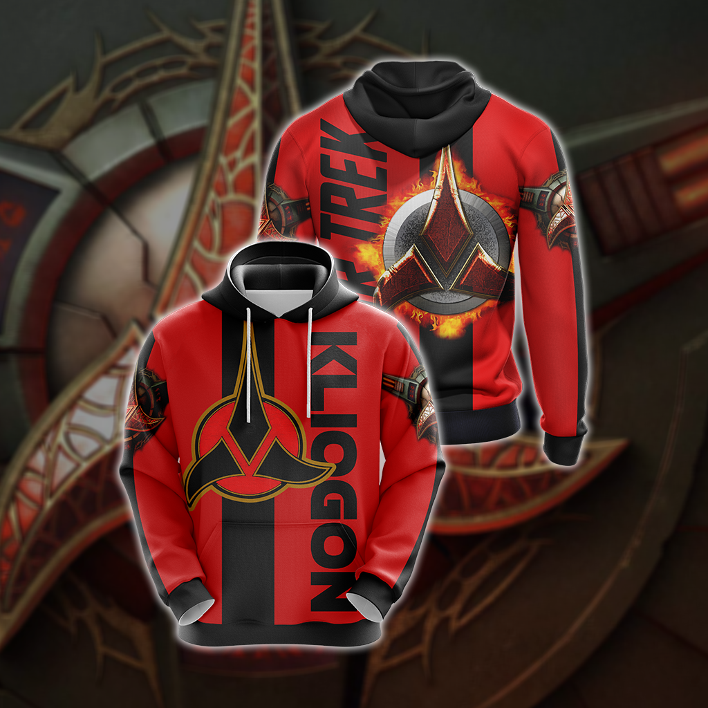 Star Trek - Klingon Symbol Unisex 3D T-shirt Hoodie S 