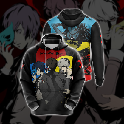 Persona 3, 4, 5 Protagonists Unisex 3D T-shirt T-shirt 4XL 