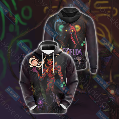 The Legend Of Zelda Majora's Wrath New Look Unisex 3D T-shirt Hoodie S 