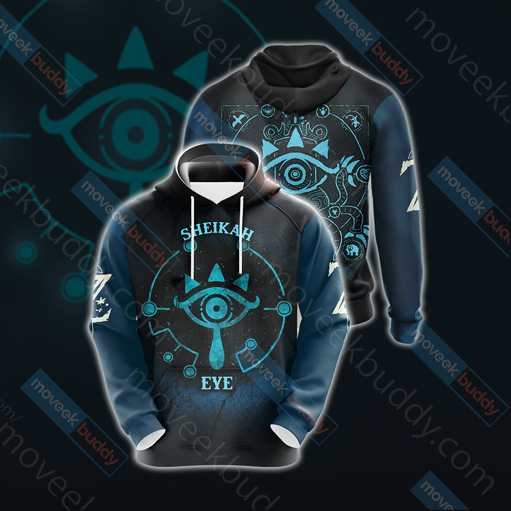 The Legend of Zelda - Sheikah Eye New  Unisex Zip Up Hoodie Hoodie S 
