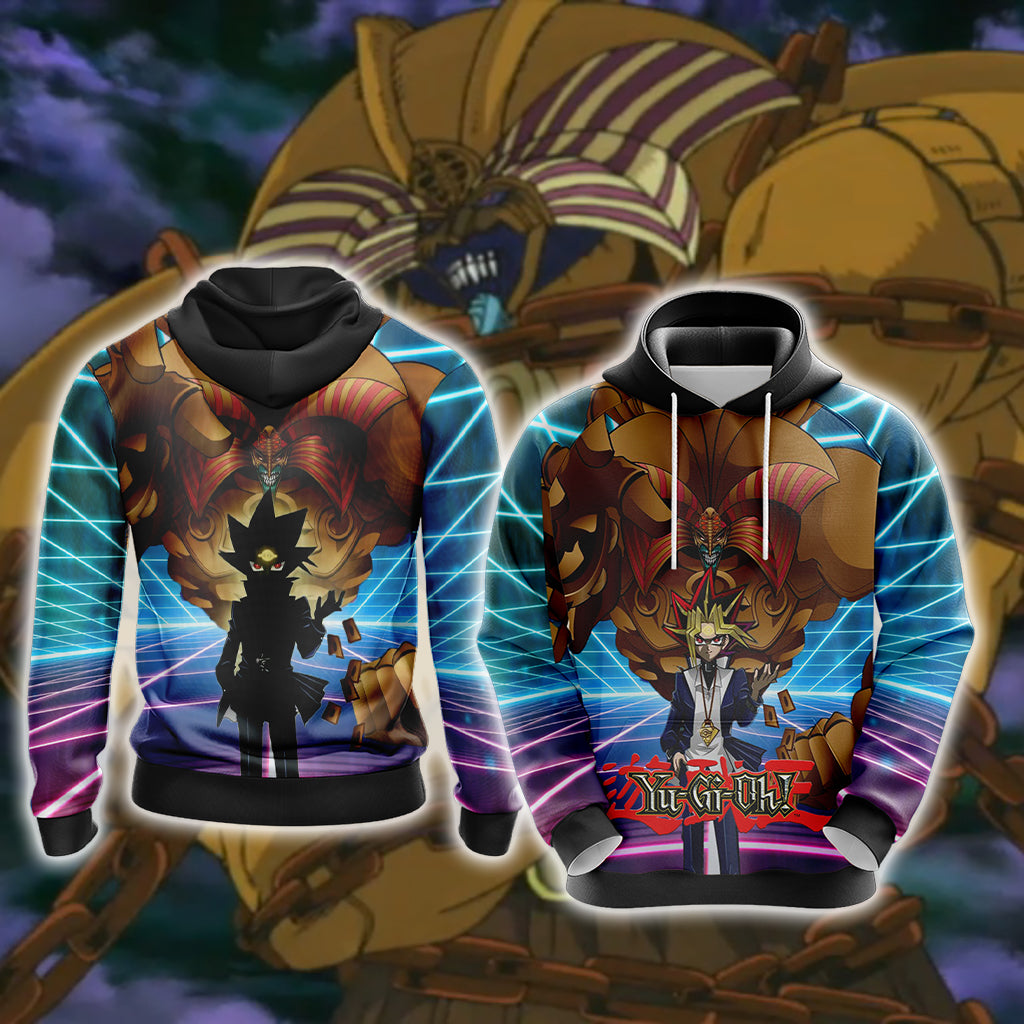 Yu-Gi-Oh! -Exodia and Yami Yugi Unisex 3D T-shirt Hoodie S 