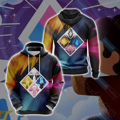 Steven Universe - Diamonds Unisex 3D T-shirt Hoodie S 