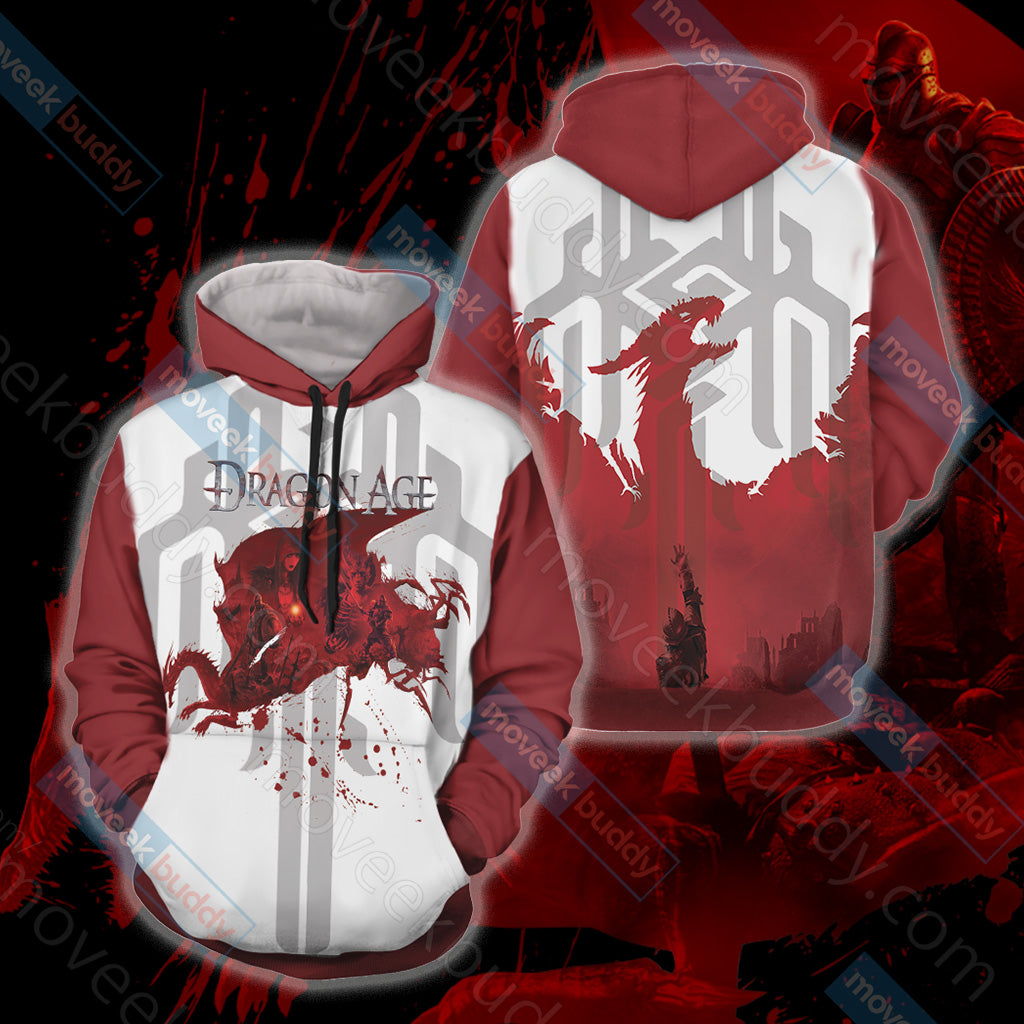 Dragon Age Unisex 3D T-shirt Hoodie S 
