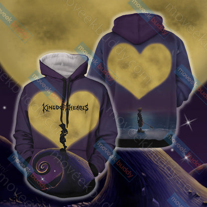 Kingdom Hearts New Version Unisex 3D T-shirt Hoodie S 