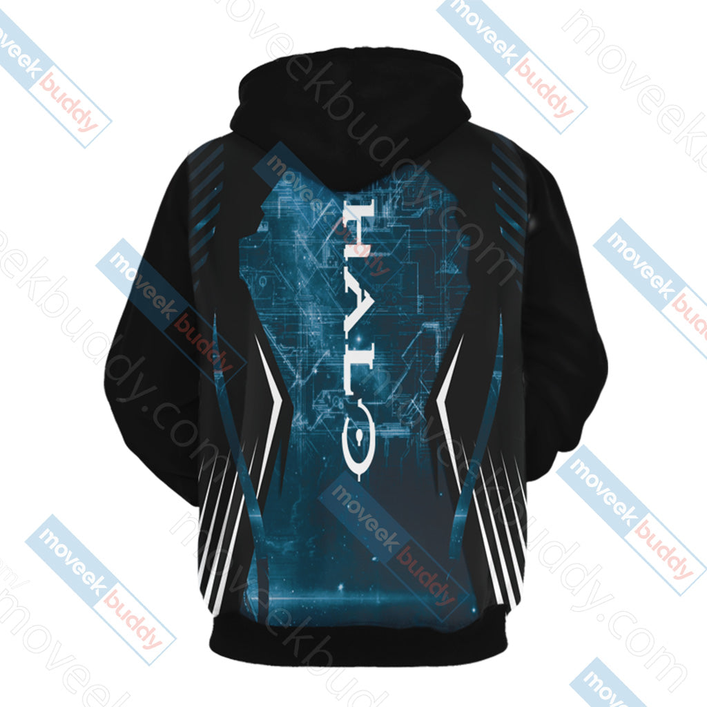 Halo - Blue Team Unisex 3D T-shirt   
