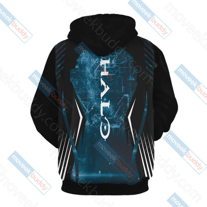 Halo - Blue Team Unisex 3D T-shirt   