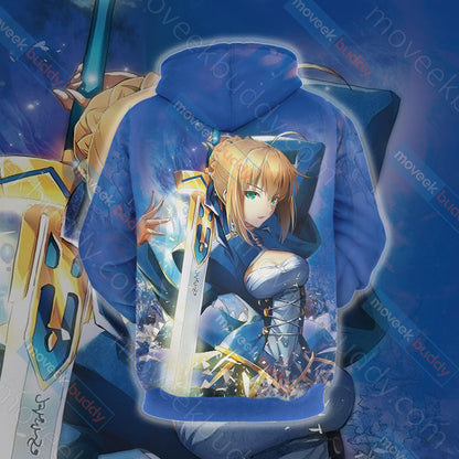 Fate/ Stay Night - Saber Unisex 3D T-shirt   