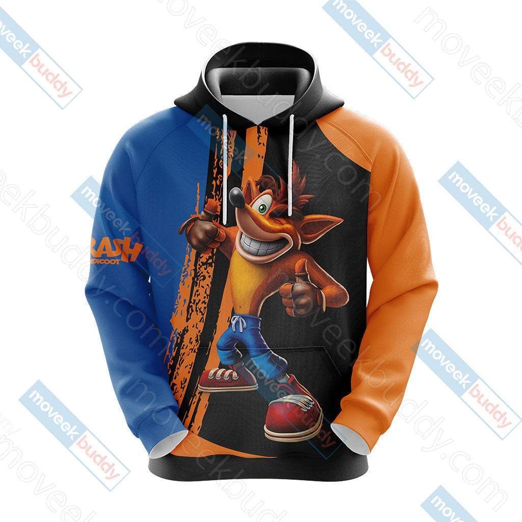 Crash Bandicoot New Look Unisex 3D T-shirt   