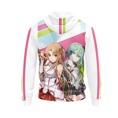 This is my anime pajama shirt Asuna Sinon T-shirt Zip Hoodie Pullover Hoodie   