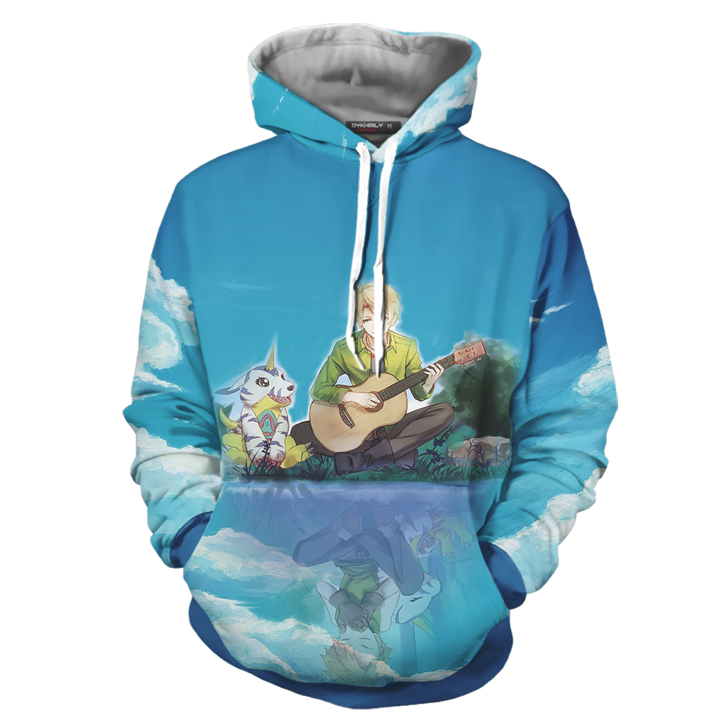 Digimon Matt And Gabumon Unisex 3D T-shirt   