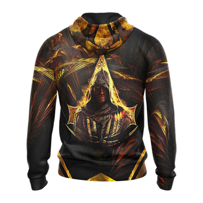 Assassin's Creed We Work In The Dark To Serve The Light Unisex 3D T-shirt Zip Hoodie Pullover Hoodie   