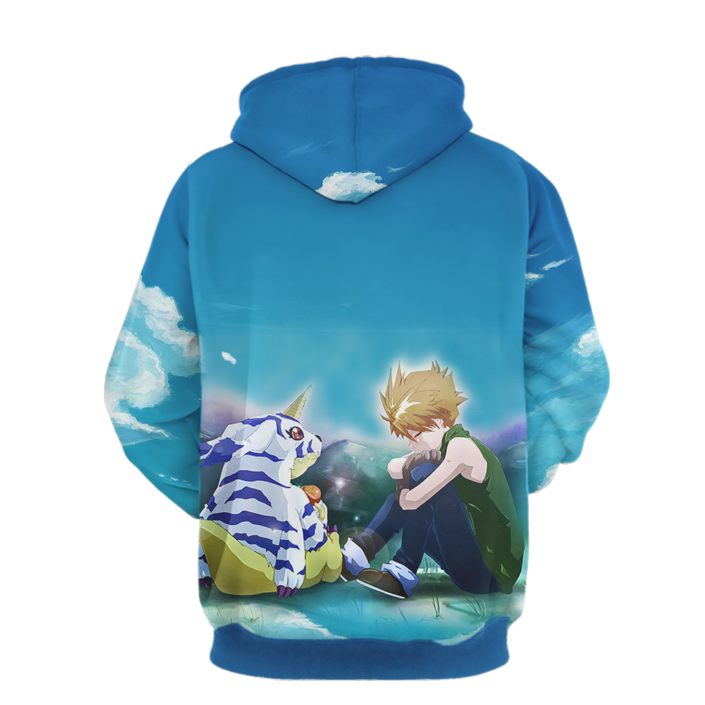 Digimon Matt And Gabumon Unisex 3D T-shirt   