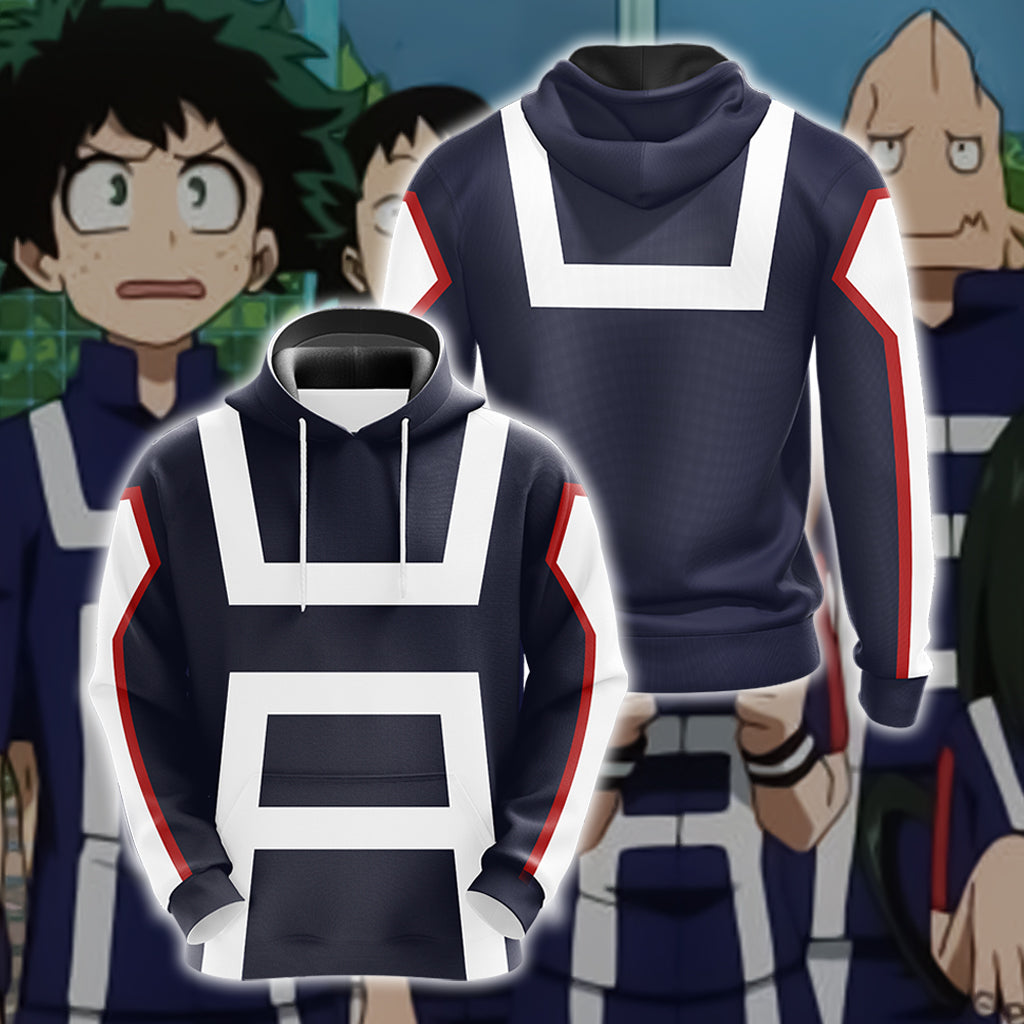 My hero Academia 3D T-shirt Zip Hoodie Pullover Hoodie Hoodie S 