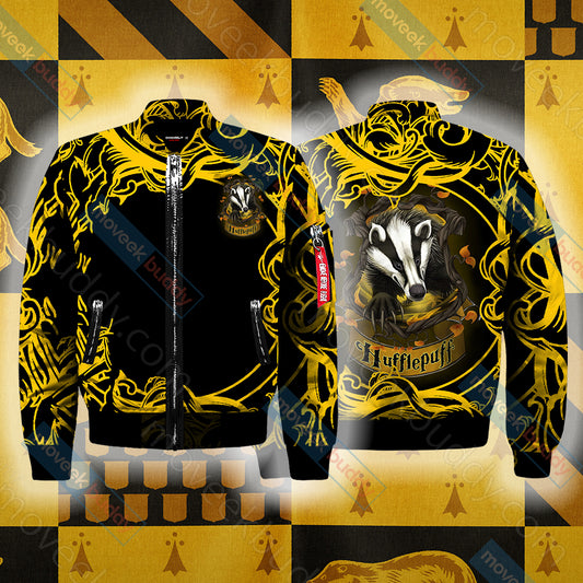 Loyal Like A Hufflepuff Harry Potter Bomber Jacket S  