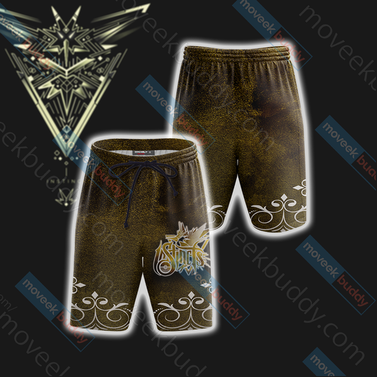 Pokemon Go - House Instinct There Is No Shelter From The Storm New Beach Shorts S  