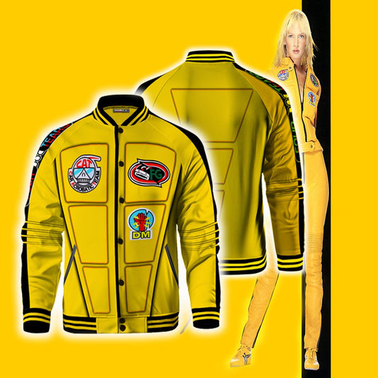 Kill Bill The Bride (Beatrix Kiddo) Cosplay Baseball Jacket US/EU XXS (ASIAN S)  