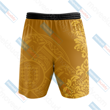 Harry Potter - Loyal Like A Hufflepuff Version Lifestyle Unisex Beach Shorts   