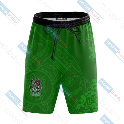 Harry Potter - Cunning Like A Slytherin Version Lifestyle Unisex Beach Shorts   