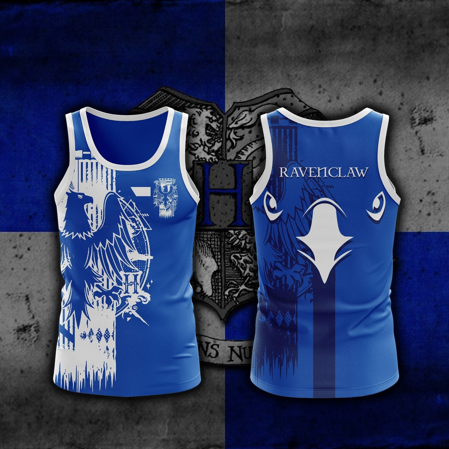 Quidditch Ravenclaw Harry Potter Unisex 3D T-shirt Tank Top S 