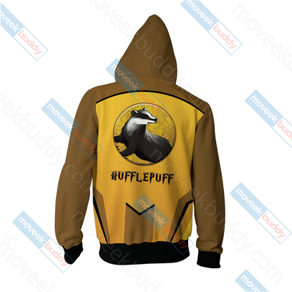 Harry Potter - Hufflepuff House Wacky Style Unisex 3D T-shirt   