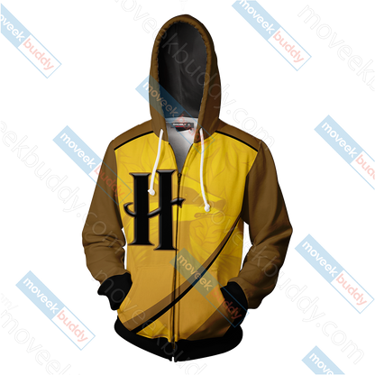 Harry Potter - Hufflepuff House Wacky Style Unisex 3D T-shirt   
