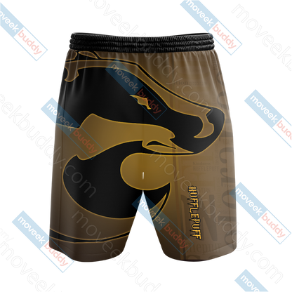 You Might Belong In Hufflepuff Harry Potter Hogwarts Beach Shorts   