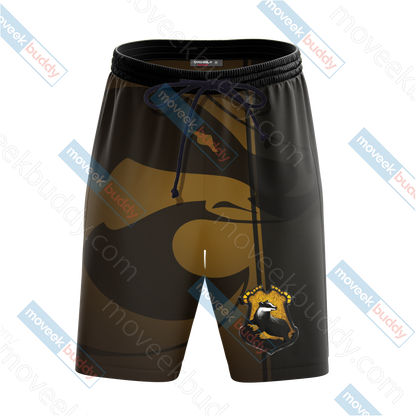 You Might Belong In Hufflepuff Harry Potter Hogwarts Beach Shorts   