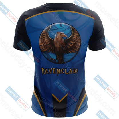 Harry Potter - Ravenclaw House Wacky Style Unisex 3D T-shirt   