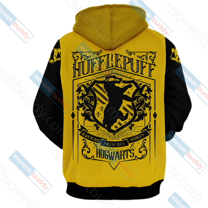 Harry Potter Loyal Like A Hufflepuff Wacky Style Unisex 3D T-shirt   