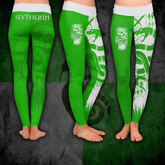 Quidditch Slytherin Harry Potter 3D Leggings S  