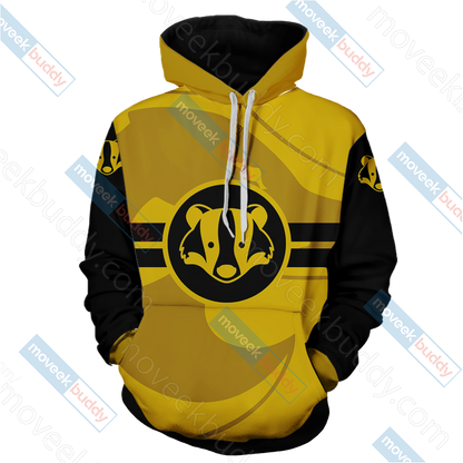 Harry Potter Loyal Like A Hufflepuff Wacky Style Unisex 3D T-shirt   