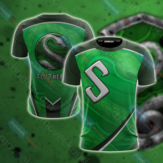 Harry Potter - Slytherin House Wacky Style Unisex 3D T-shirt   