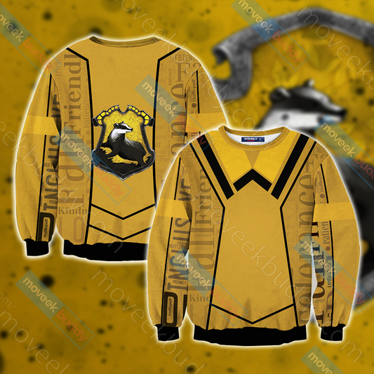 Harry Potter - Hufflepuff House New Lifestyle Unisex 3D Sweater S  