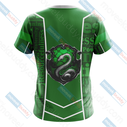 Harry Potter - Slytherin House New Lifestyle Unisex 3D T-shirt   