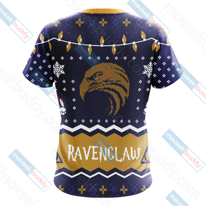 Harry Potter - Ravenclaw House Christmas Style Unisex 3D T-shirt   