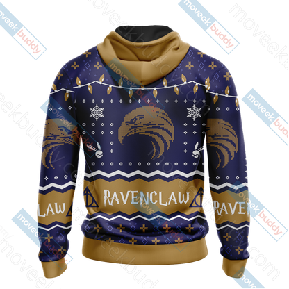 Harry Potter - Ravenclaw House Christmas Style Unisex 3D T-shirt   