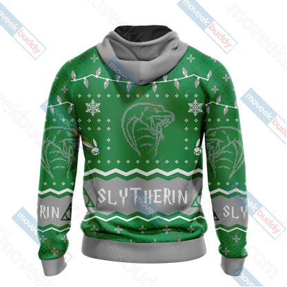 Harry Potter - Slytherin House Christmas Style Unisex 3D T-shirt   