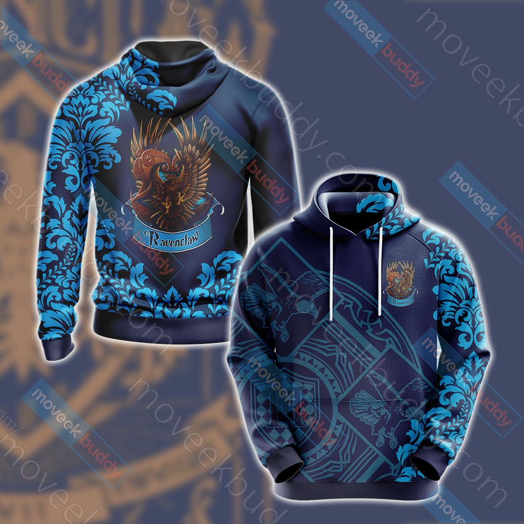 Harry Potter - Wise Like A Ravenclaw Version Lifestyle Unisex 3D T-shirt Hoodie S 