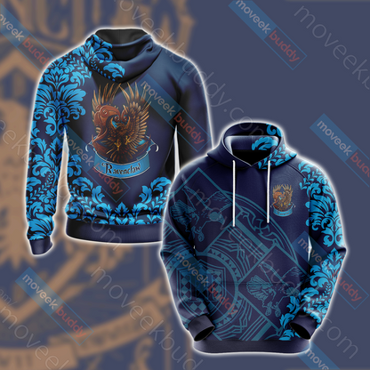 Harry Potter - Wise Like A Ravenclaw Version Lifestyle Unisex 3D T-shirt Hoodie S 