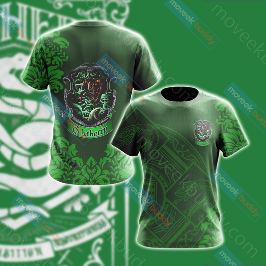Harry Potter - Cunning Like A Slytherin Version Lifestyle Unisex 3D T-shirt   