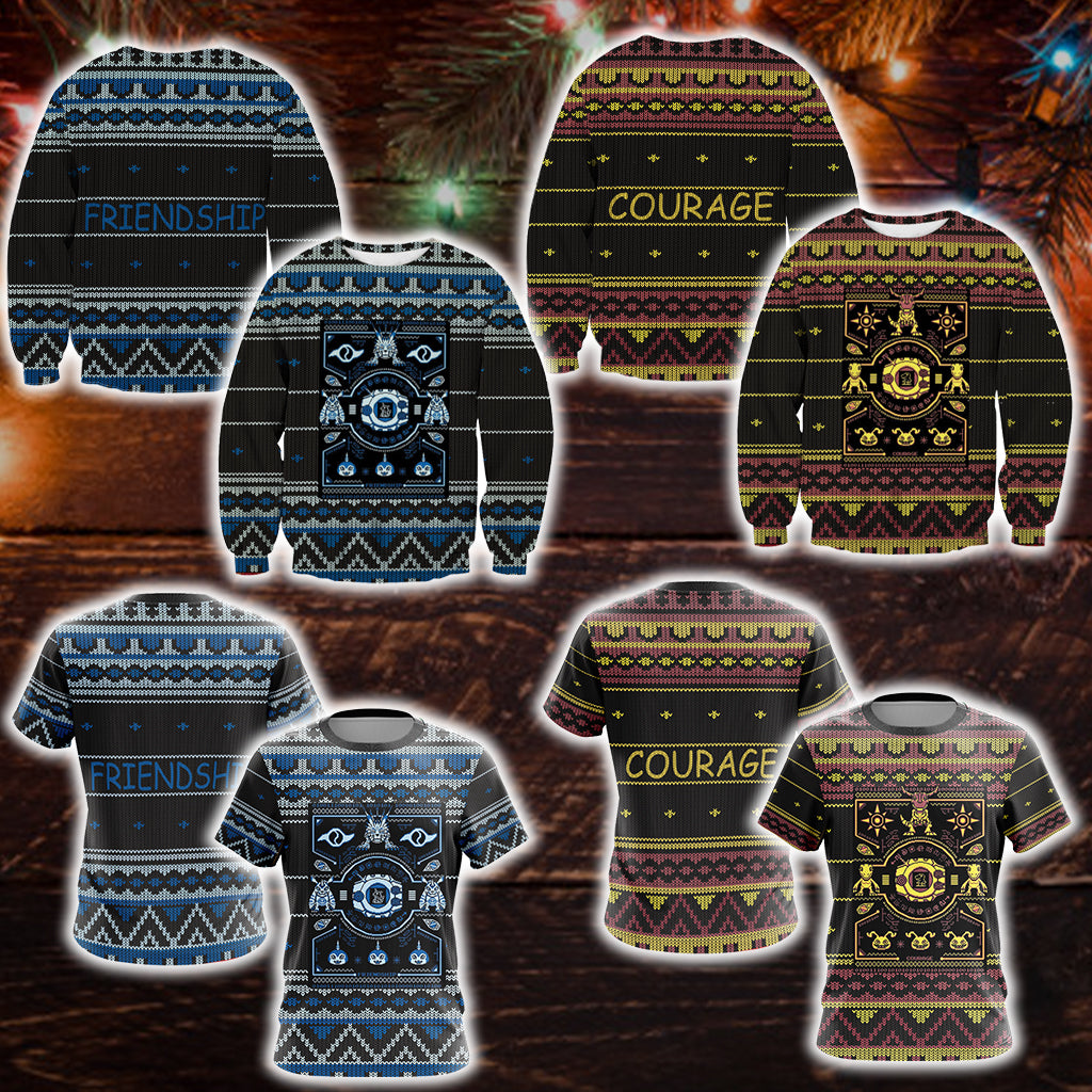 Digimon - Friendship New Collection Unisex 3D Sweater   