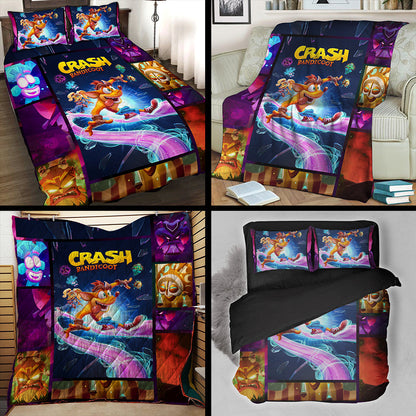 Crash Bandicoot 3D Quilt Set   