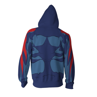 Spider-Man 2099 PS4 Video Games Cosplay Zip Up Hoodie Jacket   