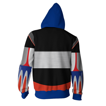 UFO Robot Grendizer Cosplay Zip Up Hoodie Jacket   