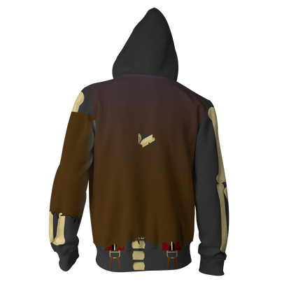 Coco H̩ctor (Gael GarcÌ?a Bernal) Cosplay Zip Up Hoodie Jacket   