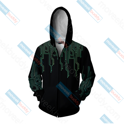 RWBY Team JNPR Lie Ren Zip Up Hoodie   