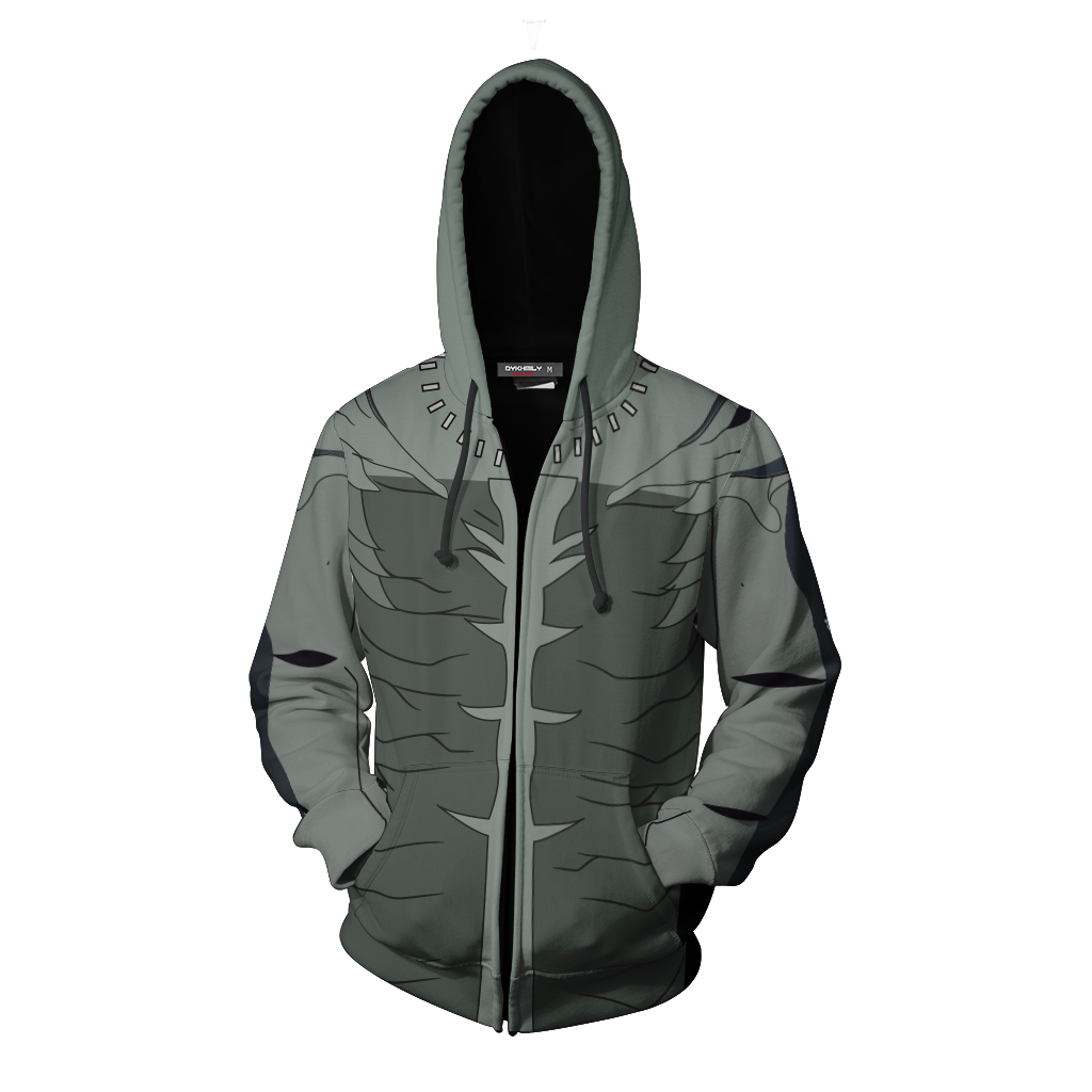 Death Note Shinigami Cosplay Zip Up Hoodie Jacket   