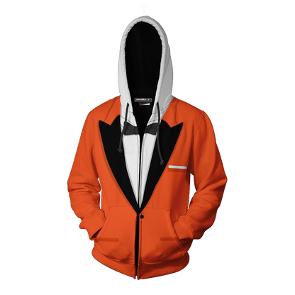Kingsman: The Golden Circle Eggsy Unwin (Vest) Cosplay Zip Up Hoodie Jacket   