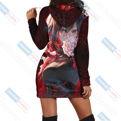 RWBY Ruby Rose New Look 3D Hoodie Dress   