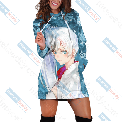 RWBY Weiss Schnee 3D Hoodie Dress   